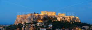 Athens skyline rooftop night - Songquan Photography