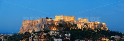 Athens skyline rooftop night - Songquan Photography