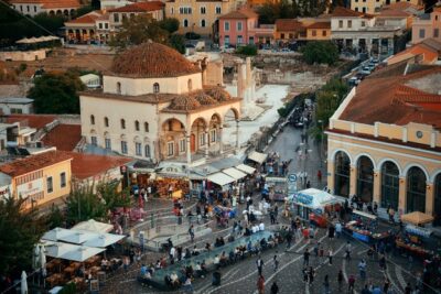 Athens street rooftop - Songquan Photography