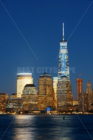 New York City skyline at night - Songquan Photography