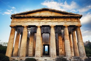 Temple of Hephaestus closeup - Songquan Photography