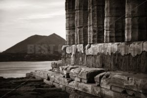 Temple of Poseidon closeup - Songquan Photography