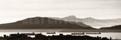 Abstract mountain range silhouette - Songquan Photography