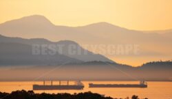 Abstract mountain range silhouette - Songquan Photography