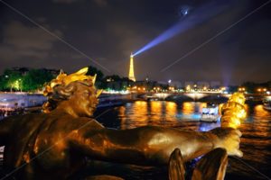 Alexandre III bridge night view - Songquan Photography