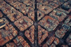 Barcelona street aerial View - Songquan Photography