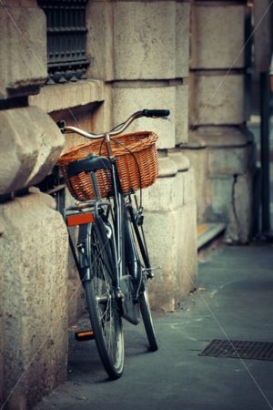 Bike in Milan Street - Songquan Photography