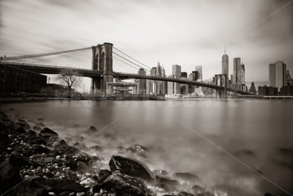 Brooklyn Bridge and downtown Manhattan - Songquan Photography