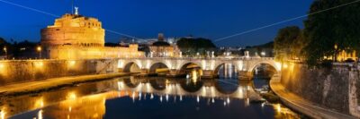 Castel Sant Angelo and River Tiber Rome - Songquan Photography