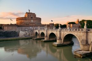 Castel Sant Angelo and River Tiber Rome - Songquan Photography