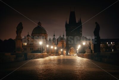 Charles Bridge at night - Songquan Photography