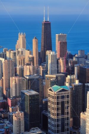 Chicago aerial view - Songquan Photography