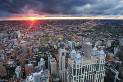 Chicago sunset - Songquan Photography