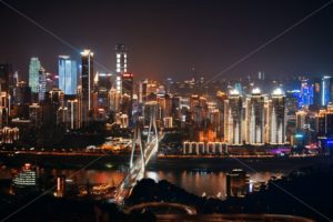 Chongqing Urban buildings aerial - Songquan Photography