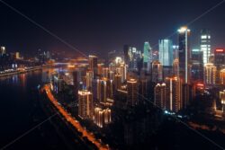 Chongqing Urban buildings aerial - Songquan Photography