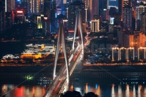 Chongqing bridge night - Songquan Photography