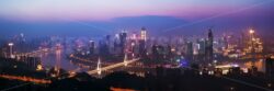 Chongqing urban architecture at night - Songquan Photography