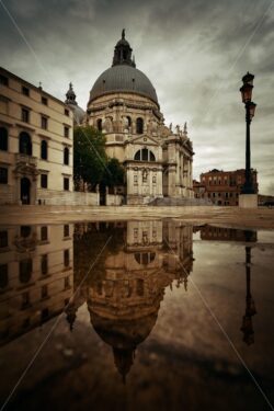 Church Santa Maria della Salute amd street view - Songquan Photography