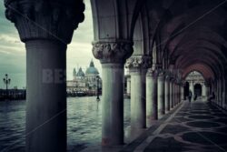 Church Santa Maria della Salute and column - Songquan Photography