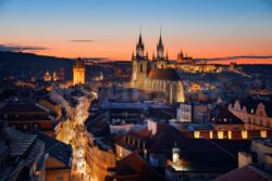 Church of Our Lady before Týn sunset - Songquan Photography