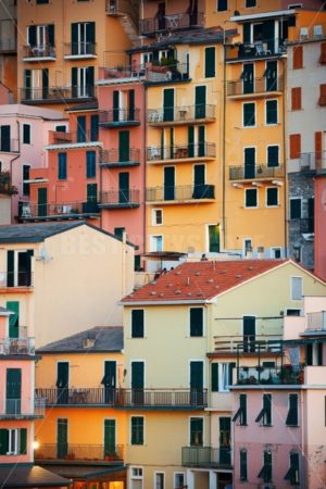 Cinque Terre building background - Songquan Photography