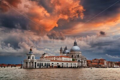 Cloudscape and Church Santa Maria della Salute - Songquan Photography