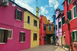 Colorful Burano street view - Songquan Photography