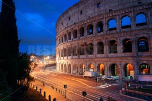 Colosseum in Rome at night - Songquan Photography