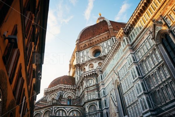 Duomo Santa Maria Del Fiore closeup in street - Songquan Photography