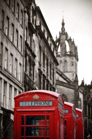 Edinburgh city street - Songquan Photography