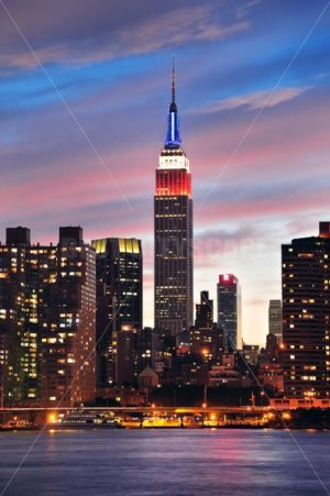 Empire State Building at night - Songquan Photography