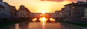 Florence Ponte Vecchio panorama at sunset - Songquan Photography