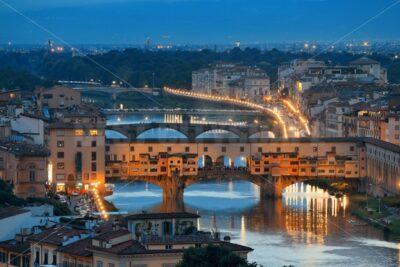 Florence skyline night - Songquan Photography