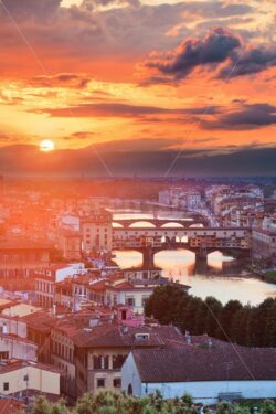 Florence skyline sunset - Songquan Photography