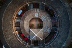 Fujian Tulou aerial closeup view - Songquan Photography