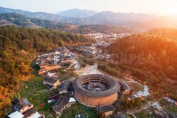 Fujian Tulou aerial view - Songquan Photography