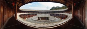 Fujian Tulou building panorama - Songquan Photography