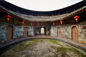 Fujian Tulou courtyard in China - Songquan Photography