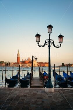 Gondola and San Giorgio Maggiore island - Songquan Photography