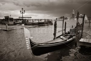 Gondola and San Giorgio Maggiore island - Songquan Photography