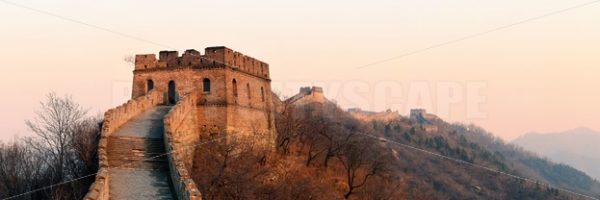 Great Wall sunset panorama - Songquan Photography