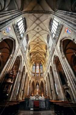 Interior view of St. Vitus Cathedral - Songquan Photography