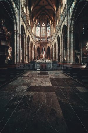 Interior view of St. Vitus Cathedral - Songquan Photography