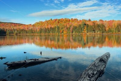 Lake Autumn Foliage - Songquan Photography