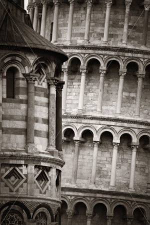 Leaning tower Pisa closeup cathedral - Songquan Photography