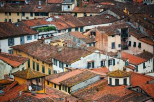 Lucca roof above view - Songquan Photography
