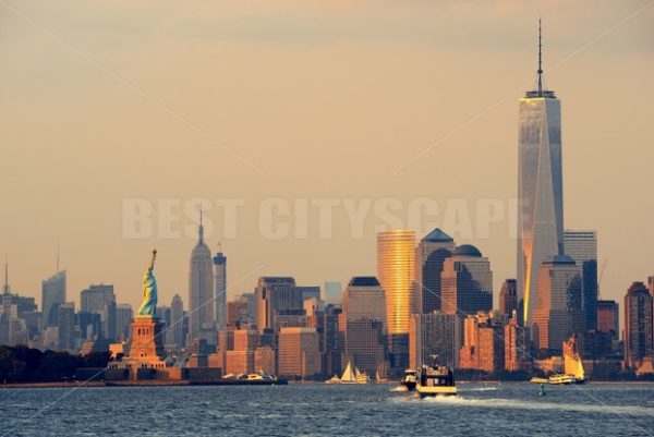 Manhattan downtown skyline - Songquan Photography