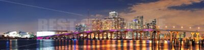 Miami night scene - Songquan Photography