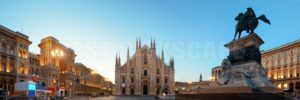 Milan Cathedral Square panorama - Songquan Photography