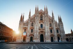 Milan Cathedral Square sunrise - Songquan Photography